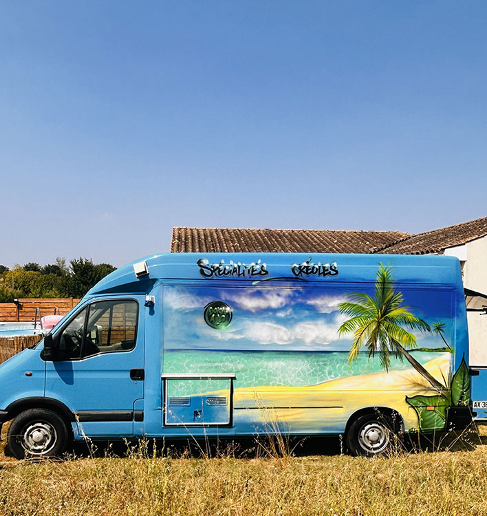 Food truck spécialités créoles Gironde
